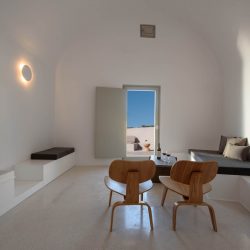Albus Villas in Pyrgos of Santorini island designed Kapsimalis Architects